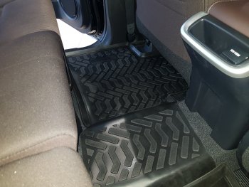 1 999 р. Комплект ковриков в салон Aileron 3D Toyota Fortuner AN160 дорестайлинг (2015-2020)  с доставкой в г. Чебоксары. Увеличить фотографию 4
