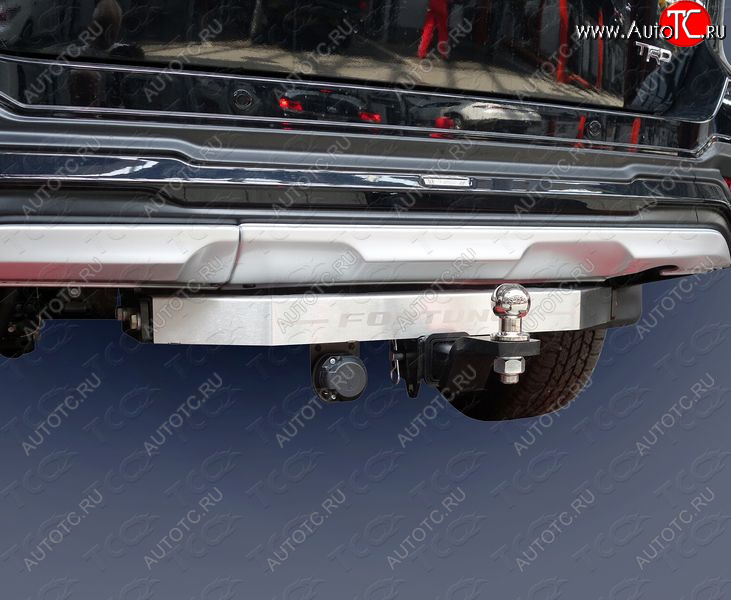 26 649 р. Фаркоп (тягово-сцепное устройство) TRD TCC Toyota Fortuner AN160 дорестайлинг (2015-2020) (оцинкованный, шар Е нержавейка, надпись Fortuner)  с доставкой в г. Чебоксары