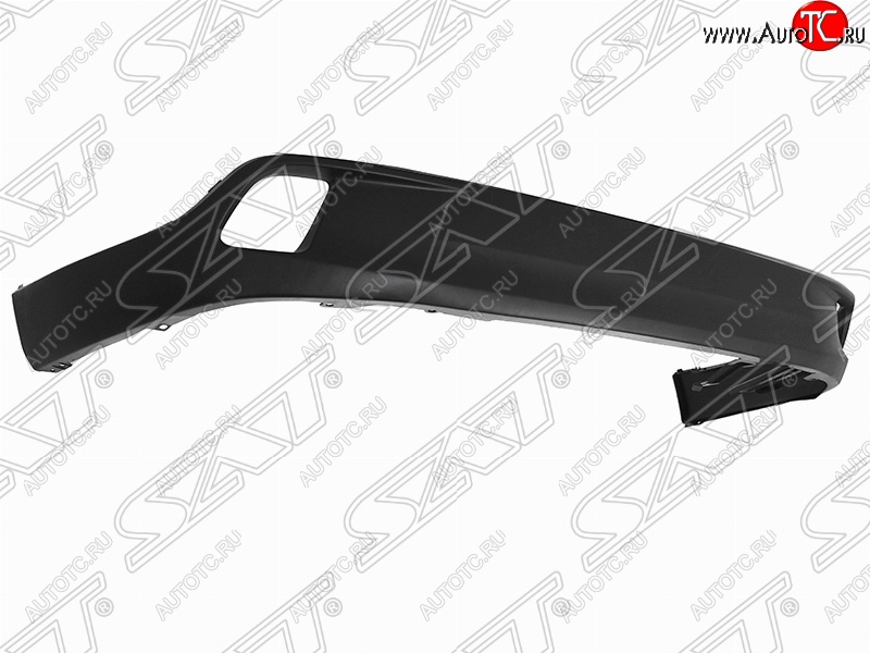 4 099 р. Накладка на задний бампер SAT Toyota Highlander XU50 дорестайлинг (2013-2017) (Неокрашенная)  с доставкой в г. Чебоксары