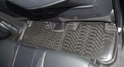 1 999 р. Коврики в салон (5 мест) Aileron 4 шт. (полиуретан) Toyota Highlander XU50 дорестайлинг (2013-2017)  с доставкой в г. Чебоксары. Увеличить фотографию 2