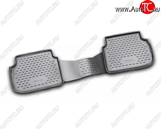 1 469 р. Коврики в салон (3-й ряд) Element-Autofamily 1 шт. (полиуретан) Toyota Highlander XU50 дорестайлинг (2013-2017)  с доставкой в г. Чебоксары