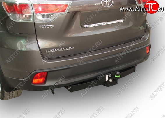 131 999 р. Фаркоп Лидер Плюс (съемный шар тип FC) Toyota Highlander XU50 рестайлинг (2016-2020) (Без электропакета)  с доставкой в г. Чебоксары