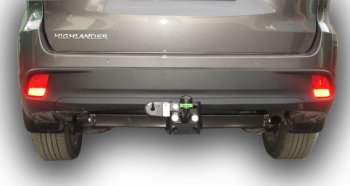 131 999 р. Фаркоп Лидер Плюс (съемный шар тип FC) Toyota Highlander XU50 рестайлинг (2016-2020) (Без электропакета)  с доставкой в г. Чебоксары. Увеличить фотографию 2