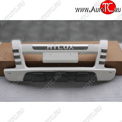 6 999 р. Накладка на передний бампер Original Design Toyota Hilux AN120 дорестайлинг (2016-2020) (Неокрашенная)  с доставкой в г. Чебоксары