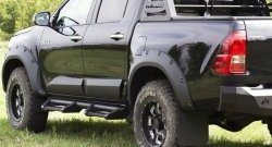 3 999 р. Брызговики под расширители колесных арок с выносом 50 мм RA  Toyota Hilux  AN120 (2016-2020) дорестайлинг  с доставкой в г. Чебоксары. Увеличить фотографию 4