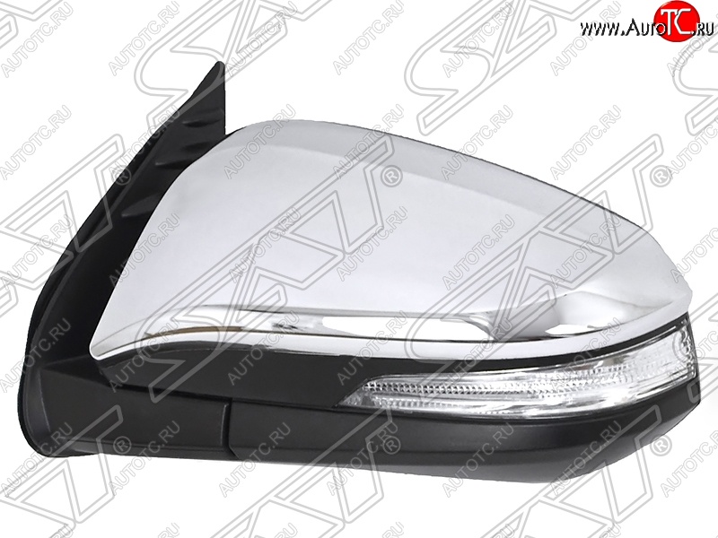 5 249 р. Боковое левое зеркало заднего вида SAT  Toyota Hilux  AN120 (2016-2020) дорестайлинг (Неокрашенное)  с доставкой в г. Чебоксары