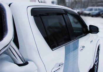 Дефлектора окон SIM Double Cab Toyota Hilux  AN120 (2016-2020) дорестайлинг