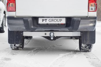 17 899 р. Фаркоп PT GROUP /съемный квадрат/с НЕРЖ накладкой TOYOTA Hilux 2015- /JAC T6 2015-/JAC T8 2023-/Sollers ST6 2023- Sollers ST6 пикап (2023-2025)  с доставкой в г. Чебоксары. Увеличить фотографию 4