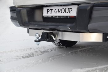 17 899 р. Фаркоп PT GROUP /съемный квадрат/с НЕРЖ накладкой TOYOTA Hilux 2015- /JAC T6 2015-/JAC T8 2023-/Sollers ST6 2023- Sollers ST6 пикап (2023-2025)  с доставкой в г. Чебоксары. Увеличить фотографию 6