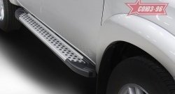 9 899 р. Пороги из алюминиевого профиля Souz-96  Toyota Hilux  AN20,AN30 (2011-2016)  2-ой рестайлинг  с доставкой в г. Чебоксары. Увеличить фотографию 3