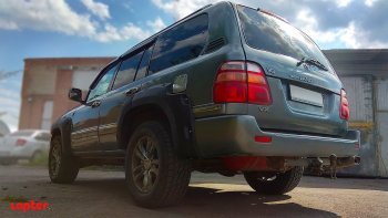 21 449 р. Комплект расширителей арок LAPTER (50 мм)  Toyota Land Cruiser  10 100 (1998-2007) дорестайлинг, 1-ый рестайлинг, 2-ой рестайлинг  с доставкой в г. Чебоксары. Увеличить фотографию 2