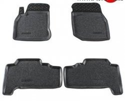 Комплект ковриков в салон Aileron 4 шт. (полиуретан, покрытие Soft) Toyota Land Cruiser 10 100 1-ый рестайлинг (2002-2005)
