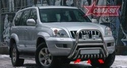 Защита переднего бампера нижняя Souz-96 Toyota Land Cruiser Prado  J120 (2002-2009)