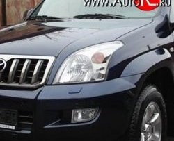 Прозрачная защита передних фар Novline Toyota Land Cruiser Prado  J120 (2002-2009)