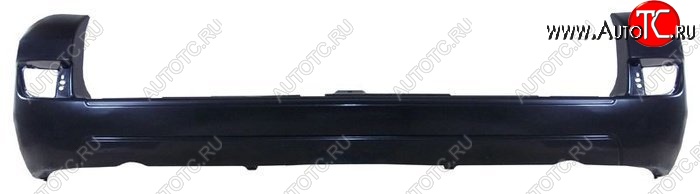 3 799 р. Бампер задний SAT  Toyota Land Cruiser Prado  J120 (2002-2009) (Неокрашенный)  с доставкой в г. Чебоксары