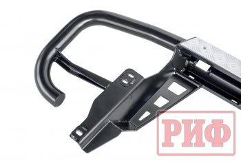 50 189 р. Бампер задний силовой РИФ Toyota Land Cruiser Prado J120 (2002-2009) (С квадратом под фаркоп)  с доставкой в г. Чебоксары. Увеличить фотографию 7