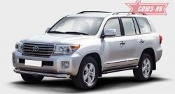 Защита переднего бампера одинарная Souz-96 (d89). Toyota Land Cruiser  200 (2012-2015) 1-ый рестайлинг