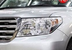 Прозрачная защита передних фар Novline Toyota Land Cruiser  200 (2007-2012) дорестайлинг