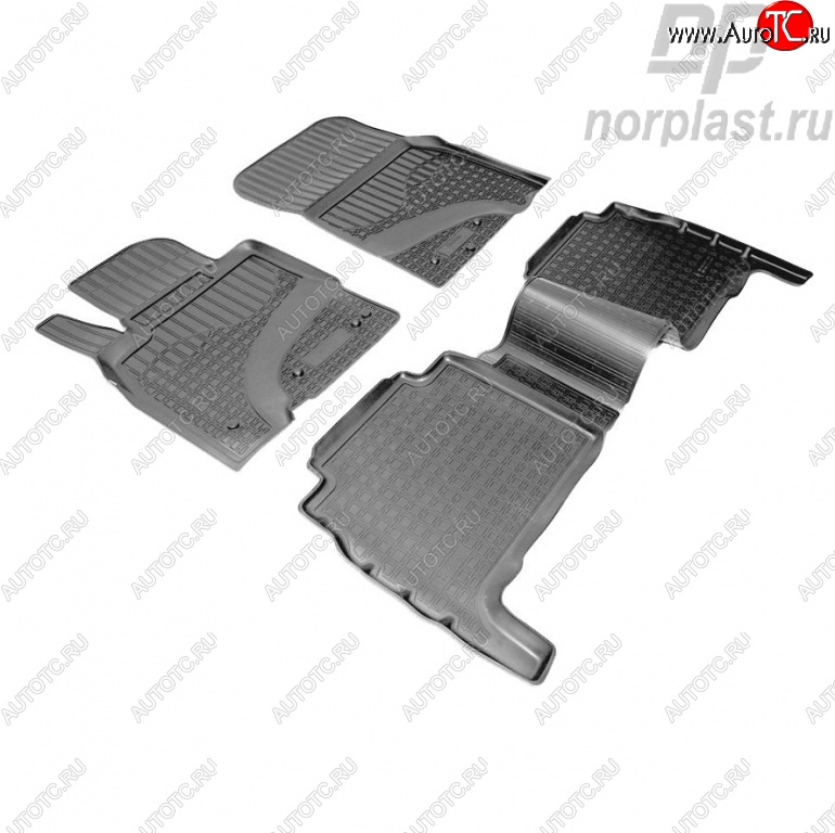 3 299 р. Комплект ковриков в салон Norplast Toyota Land Cruiser 200 2-ой рестайлинг (2015-2021)  с доставкой в г. Чебоксары