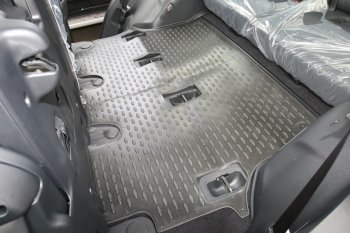 1 239 р. Комплект 3D ковриков салона Element (полиуретан)  Toyota Land Cruiser  200 (2007-2012) дорестайлинг (Серые)  с доставкой в г. Чебоксары. Увеличить фотографию 3
