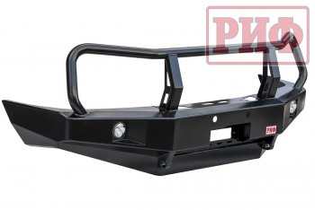 Бампер передний силовой РИФ Toyota Land Cruiser 10 100 1-ый рестайлинг (2002-2005) (С дополнительными фарами и защитной дугой)