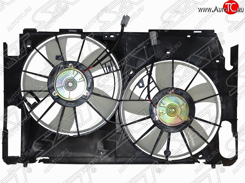 9 649 р. Диффузор радиатора в сборе SAT  Toyota RAV4  XA305 (2005-2009) 5 дв. дорестайлинг  с доставкой в г. Чебоксары