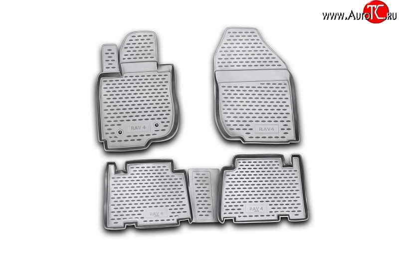 2 259 р. Коврики в салон Element 4 шт. (полиуретан) (длинная база)  Toyota RAV4  XA305 (2005-2009) 5 дв. дорестайлинг  с доставкой в г. Чебоксары