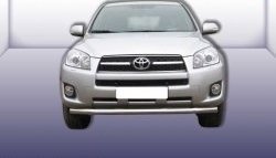 Одинарная защита переднего бампера диаметром 76 мм Slitkoff Toyota RAV4  XA30 (2008-2010) 5 дв. 1-ый рестайлинг