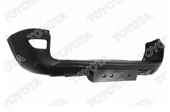 Задний бампер TOYOTA (с площадкой под номер) Toyota RAV4  XA30 (2008-2013) 5 дв. 1-ый рестайлинг, 5 дв. удлиненный 1-ый рестайлинг, 5 дв. 2-ой рестайлинг, 5 дв. удлиненный 2-ой рестайлинг