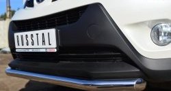 14 549 р. Одинарная защита переднего бампера диаметром 63 мм SLITKOFF  Toyota RAV4  XA40 (2012-2015) 5 дв. дорестайлинг  с доставкой в г. Чебоксары. Увеличить фотографию 3