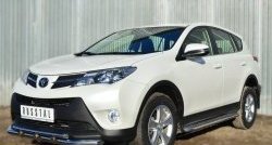 23 799 р. Широкая защита порогов SLITKOFF  Toyota RAV4  XA40 (2012-2015) 5 дв. дорестайлинг  с доставкой в г. Чебоксары. Увеличить фотографию 3