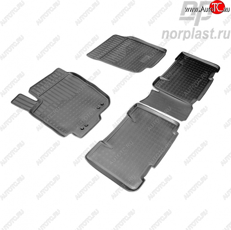 2 399 р. Комплект ковриков в салон Norplast Toyota RAV4 XA40 5 дв. дорестайлинг (2012-2015)  с доставкой в г. Чебоксары