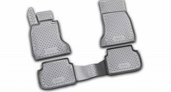 Комплект ковриков в салон Element-Autofamily 4 шт. (полиуретан, 3d-рисунок) Toyota RAV4  XA40 (2012-2015) 5 дв. дорестайлинг