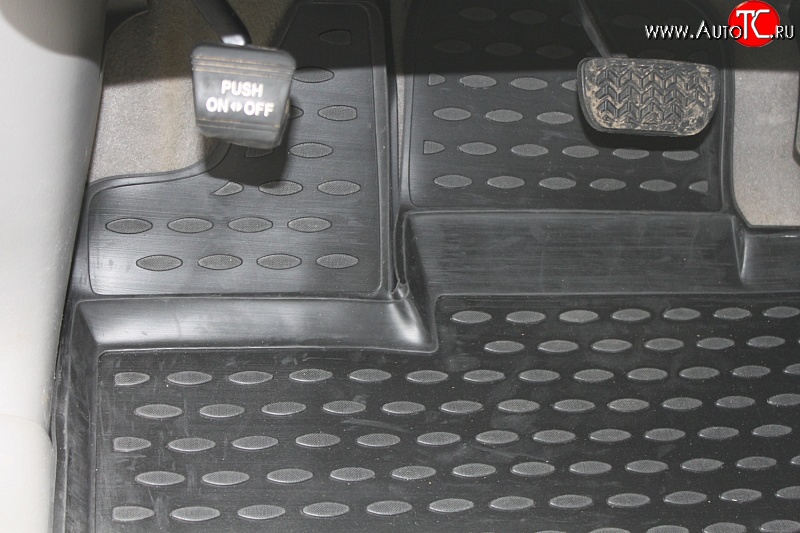 12 599 р. Коврики в салон Element 4 шт. (полиуретан) Toyota Sienna XL20 дорестайлинг (2003-2006) (Серые)  с доставкой в г. Чебоксары