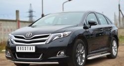 24 649 р. Широкая защита порогов SLITKOFF  Toyota Venza  GV10 (2012-2016) рестайлинг  с доставкой в г. Чебоксары. Увеличить фотографию 3