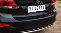 6 399 р. Одинарная защита заднего бампера из трубы диаметром 42 мм SLITKOFF  Toyota Venza  GV10 (2012-2016) рестайлинг  с доставкой в г. Чебоксары. Увеличить фотографию 2
