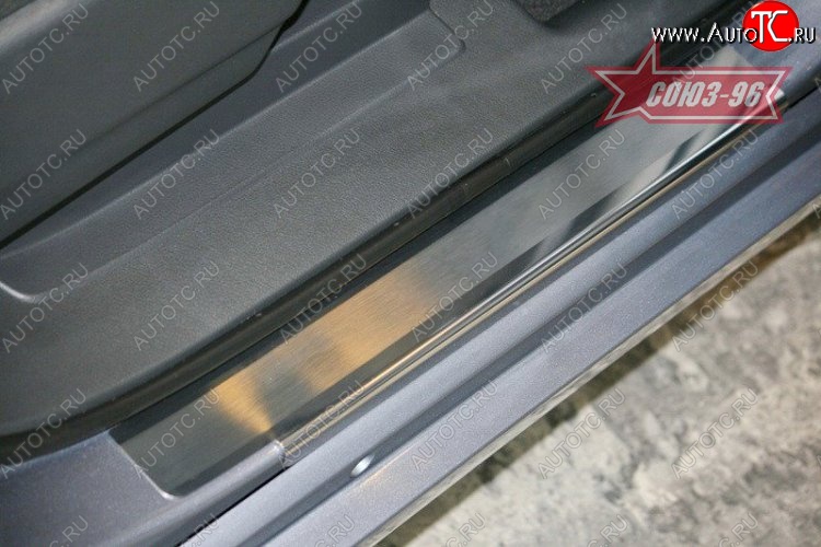 2 294 р. Накладки на внутренние пороги Souz-96 (без логотипа)  Toyota Verso  R20 (2009-2012) дорестайлинг  с доставкой в г. Чебоксары