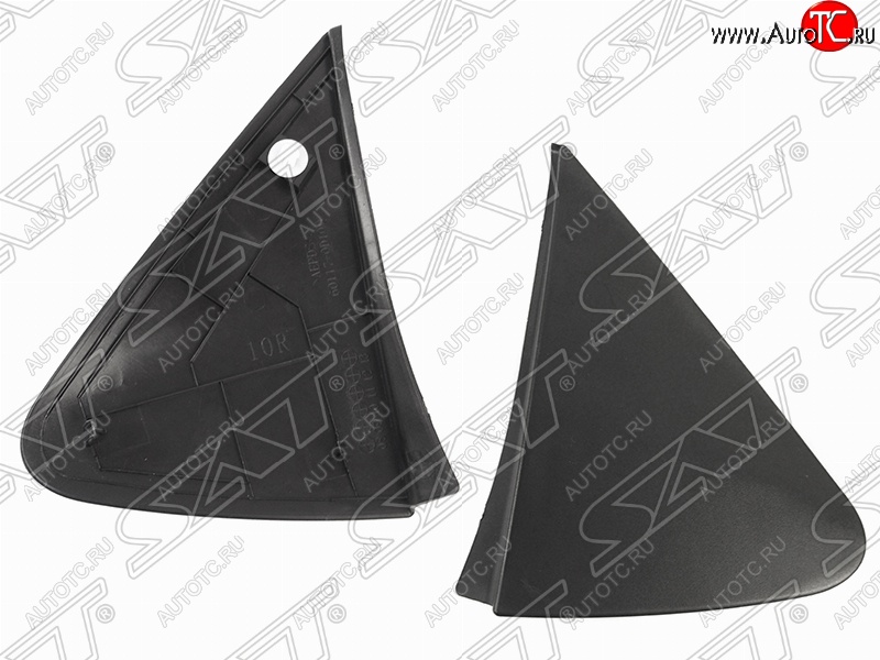 439 р. Левая накладка основания зеркала (треугольник) SAT  Toyota Vitz  XP90 - Yaris  XP90  с доставкой в г. Чебоксары