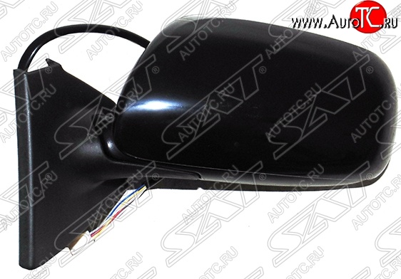 3 399 р. Боковое левое зеркало заднего вида SAT  Toyota Vitz  XP90 (2005-2007) хэтчбэк 5 дв. дорестайлинг (Неокрашенное)  с доставкой в г. Чебоксары