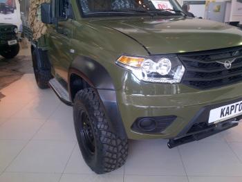 14 999 р. Расширители арок RalexTuning (+30 мм) Уаз Патриот Спорт (2012-2013) (Текстурная поверхность (шагрень), С одним бензобаком)  с доставкой в г. Чебоксары. Увеличить фотографию 11