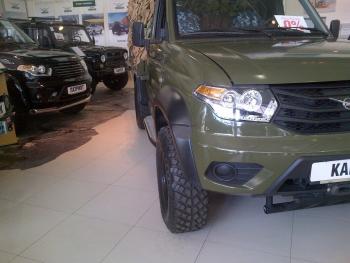 14 999 р. Расширители арок RalexTuning (+30 мм) Уаз Патриот Спорт (2012-2013) (Текстурная поверхность (шагрень), С одним бензобаком)  с доставкой в г. Чебоксары. Увеличить фотографию 14