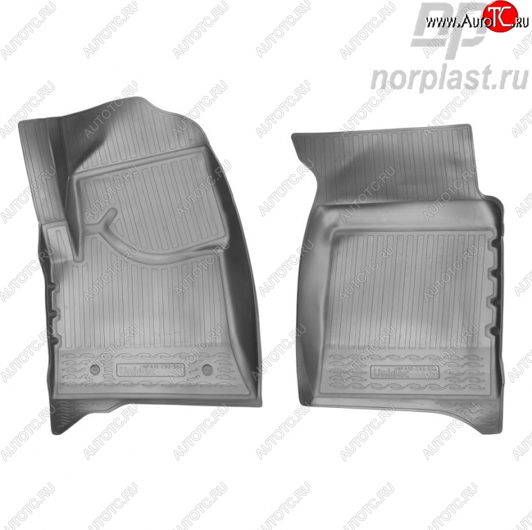 1 329 р. Комплект ковриков в салон (от 2013 г.в.) Norplast 3D (передние) Уаз Патриот 3163 5 дв. дорестайлинг (2005-2013)  с доставкой в г. Чебоксары