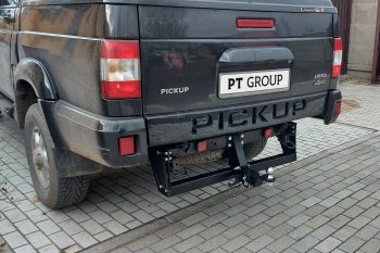11 849 р. Фаркоп PT GROUP /съемный квадрат/UAZ Pickup 2008-/UAZ Profi 2017-(236022,236031(станд),236324) Уаз Профи 23602 бортовой грузовик 2 дв. (2017-2025)  с доставкой в г. Чебоксары. Увеличить фотографию 3