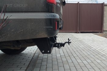 11 849 р. Фаркоп PT GROUP /съемный квадрат/UAZ Pickup 2008-/UAZ Profi 2017-(236022,236031(станд),236324) Уаз Профи 23602 бортовой грузовик 2 дв. (2017-2025)  с доставкой в г. Чебоксары. Увеличить фотографию 6