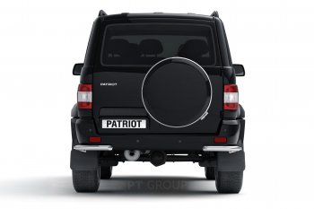 11 999 р. Защита заднего бампера Petroil Tuning (уголки, d63)  Уаз Патриот  23632 (2014-2016) 1 рестайлинг пикап (Нержавеющая полированная сталь)  с доставкой в г. Чебоксары. Увеличить фотографию 3
