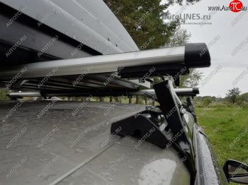 2 999 р. Багажник на крышу INTER D-1 (в обхват дверного проема) Audi A6 С4 седан (1994-1997) (Cтальные поперечины длиной 1200 мм, без обтекателей)  с доставкой в г. Чебоксары. Увеличить фотографию 2