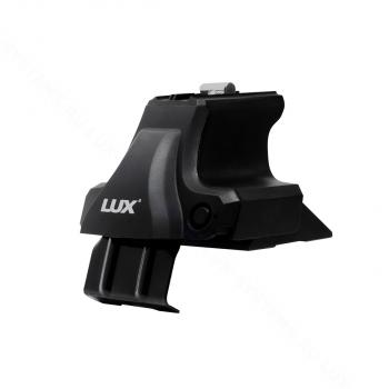 9 279 р. Универсальный багажник в сборе D-LUX 1   (с поперечинами аэро-трэвэл LUX (длина 130 см), цвет черный)  с доставкой в г. Чебоксары. Увеличить фотографию 3