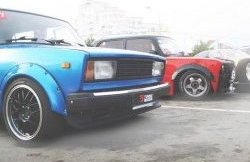 1 249 р. Универсальные расширители колёсных арок Uni Nissan Tiida Latio C11 седан (2004-2012) (Вылет 40 мм (без сужений к краям), Поверхность: глянец )  с доставкой в г. Чебоксары. Увеличить фотографию 8