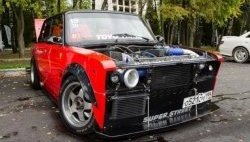 1 249 р. Универсальные расширители колёсных арок Uni Nissan Tiida Latio C11 седан (2004-2012) (Вылет 40 мм (без сужений к краям), Поверхность: глянец )  с доставкой в г. Чебоксары. Увеличить фотографию 9