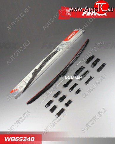 689 р. Щетка стеклоочистителя передняя (гибридная) FENOX Hybrid Vision Honda Mobilio Spike 1 GK1,GK2 дорестайлинг (2002-2004)  с доставкой в г. Чебоксары